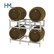 Hot Sale 2 and 4 Wholesale Stacking Wine Storage Barrel Racks